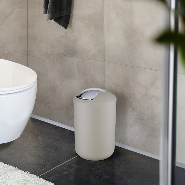 Кошница за отпадъци Swing Taupe L Brasil - Wenko-image-1