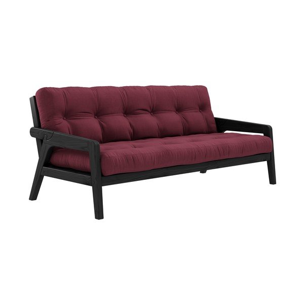 Червен разтегателен диван 204 cm Grab - Karup Design-image-3