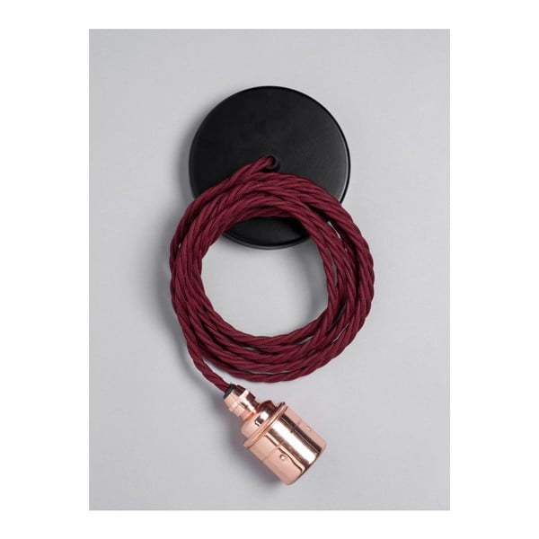 Závěsný kabel Copper Skirt Burgundy Red