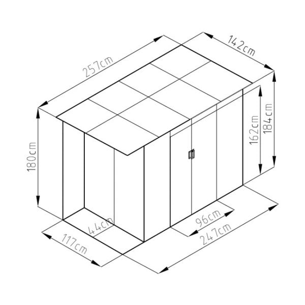 Градинска къща Chester A - Rojaplast-image-3
