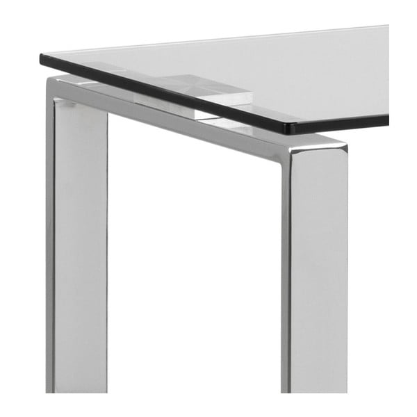 Конзолна маса в сребристо 110x40 cm Katrine - Actona-image-4