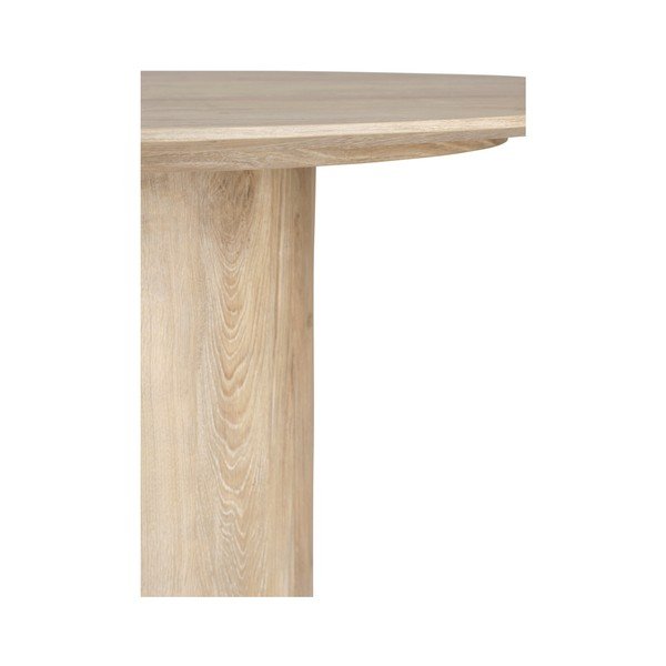 Кръгла трапезна маса от декор от бук ø 110 cm Week – Ellos Home-image-2