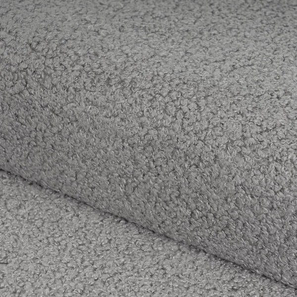 Сива табуретка от прежда с примки от букле Folding – Casa Selección-image-1