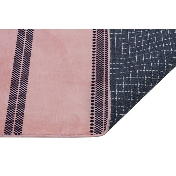 Розов миещ се килим 200x80 cm - Vitaus-image-2