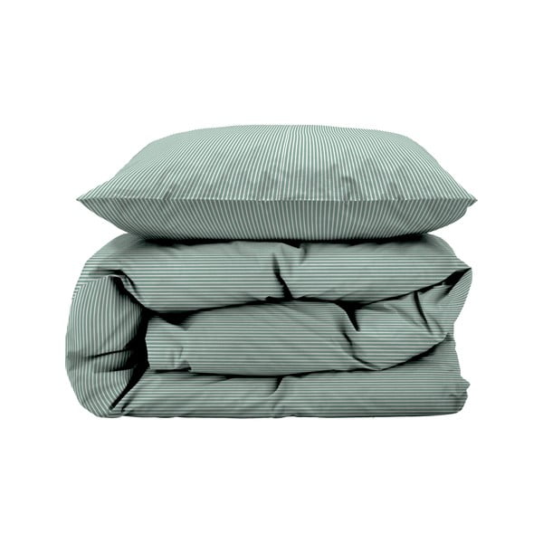 Светлозелено единично  памучно спално бельо 140x200 cm Cheerful – Södahl-image-2