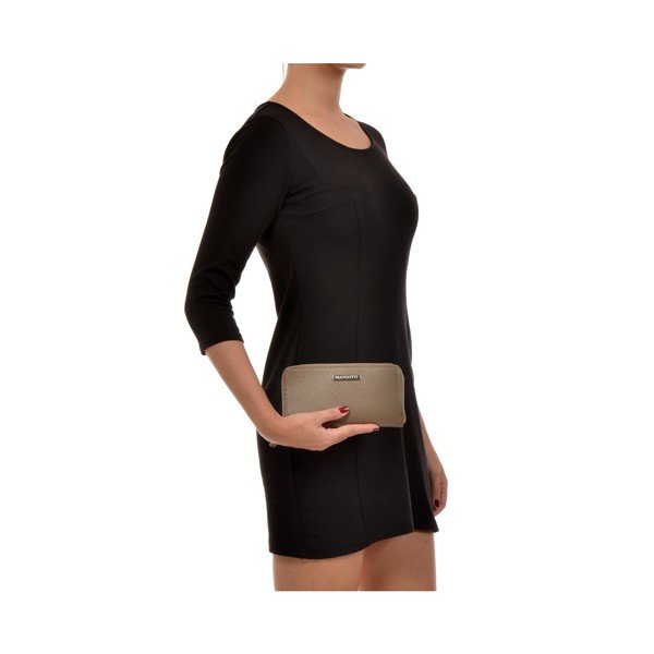 Тъмносиня кожена чанта Mangotti Landallo - Mangotti Bags-image-3