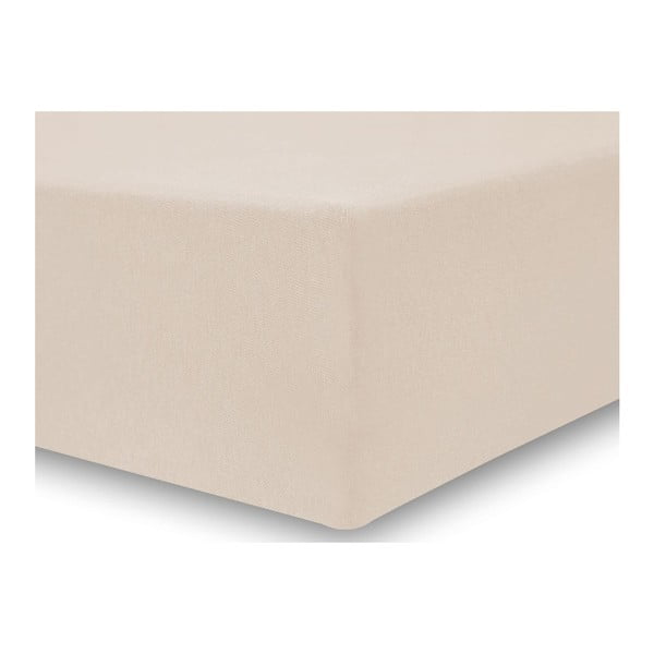 Бежов еластичен чаршаф , 140/160 x 200 cm Nephrite - DecoKing-image-2