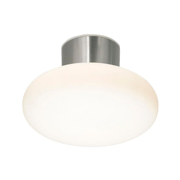 Лампа за таван в бяло-сребристо със стъклен абажур ø 14 cm Pippi - Markslöjd