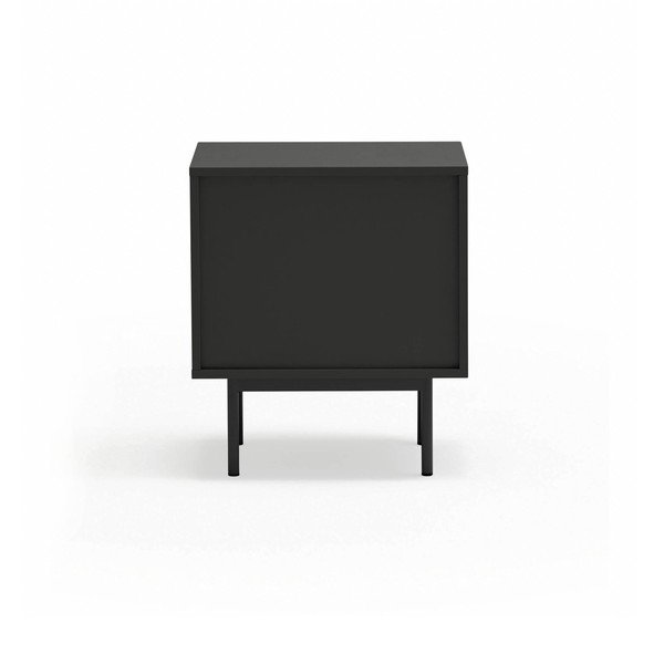 Черно матово нощно шкафче Sierra – Teulat-image-4