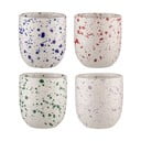 Бели чаши в комплект от 4 части, изработени от керамика 350 ml Carnival - Ladelle