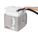 Сива компресионна кутия за съхранение , 125 л Oxford - Compactor