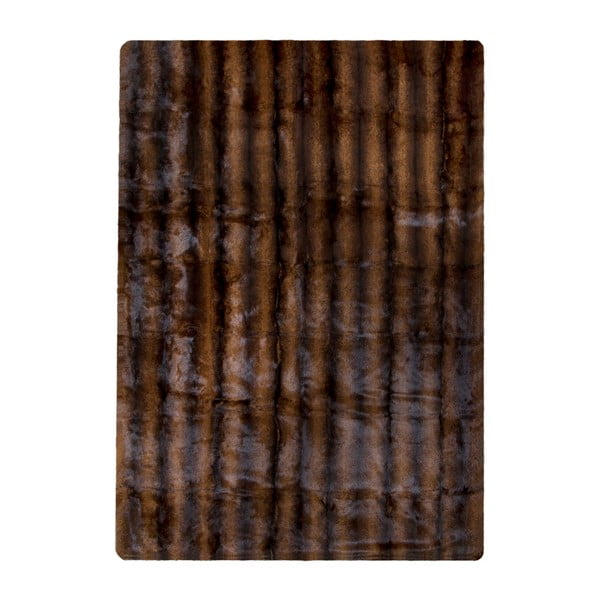 Кафяв килим от заешка кожа Одеяло, 180 x 120 cm - Pipsa