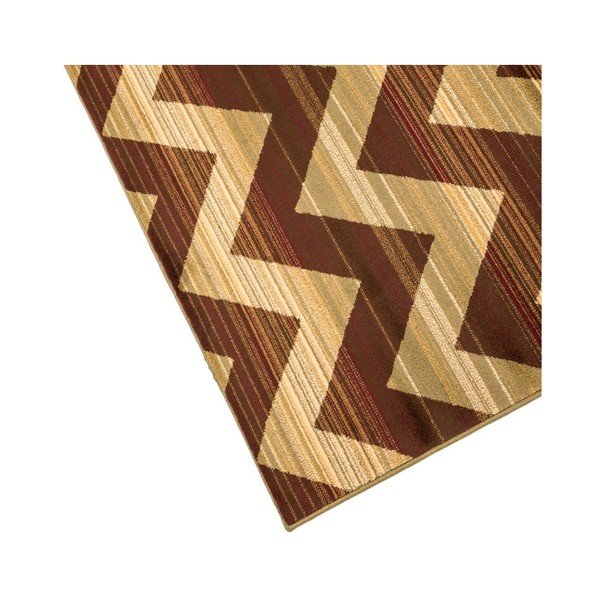 Inspiration Zig Zag Duro кафяв килим за тежки условия, 117 x 170 cm - Floorita-image-2