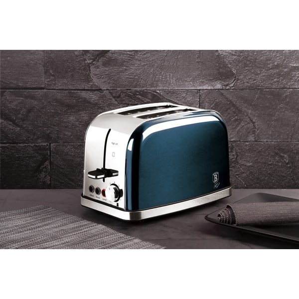 Син тостер Aquamarine Metallic Line - BerlingerHaus-image-1