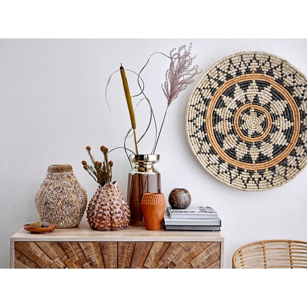 Ваза от кафяв фаянс, височина 19 cm Saifaldin - Bloomingville-image-1