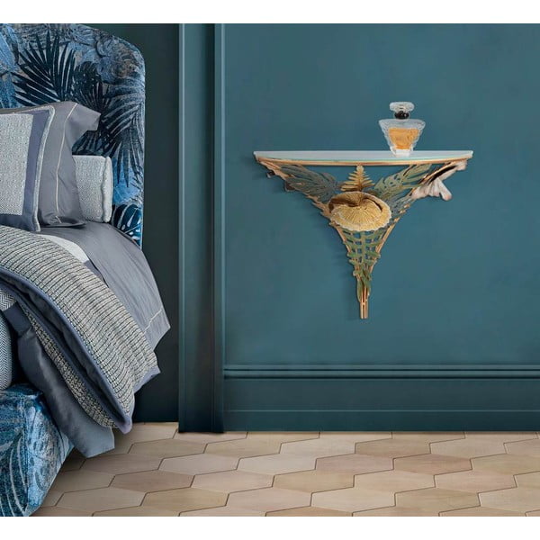 Нощно шкафче в златисто Amaz - Mauro Ferretti-image-1