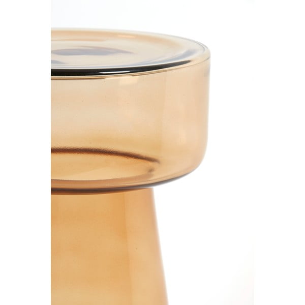 Стъклена кръгла странична масичка ø 30 cm Dakwa – Light & Living-image-4