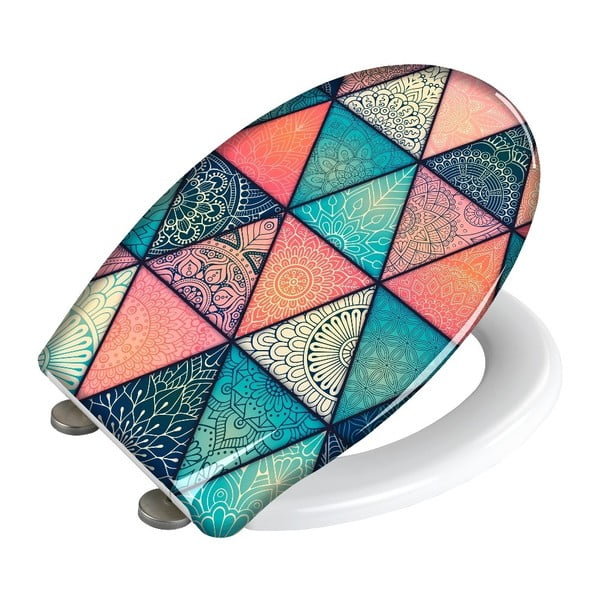 Тоалетна седалка с лесно затваряне Easy , 44,5 x 37 cm Geometry - Wenko-image-1