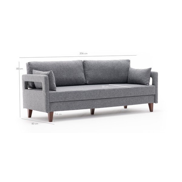 Сив диван Lola - Balcab Home-image-2