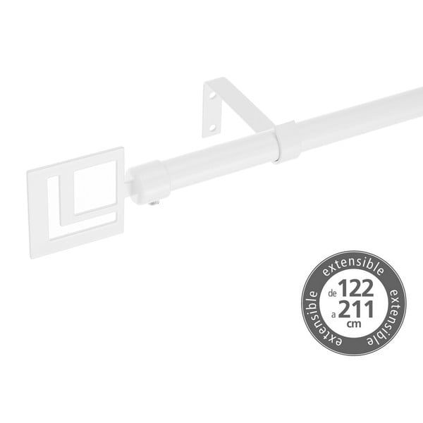 Метален разтегателен корниз 122 - 211 см - Casa Selección-image-1