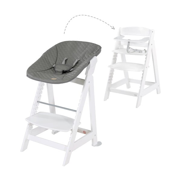 Бял стол за хранене Luxe – Roba-image-1