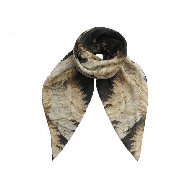 Vlněný šátek s kašmírem Cleo, 130x130 cm