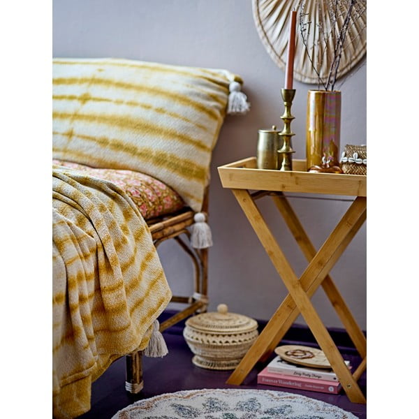 Жълта покривка за двойно легло 220x260 cm Decia - Bloomingville-image-1