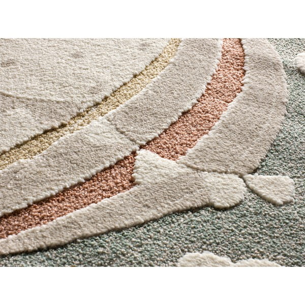 Зелен и бежов детски килим 120x170 cm Clown – Universal-image-2