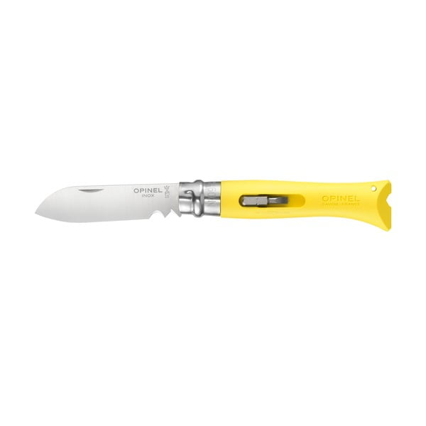 Жълт многофункционален нож за затваряне N°09 - Opinel