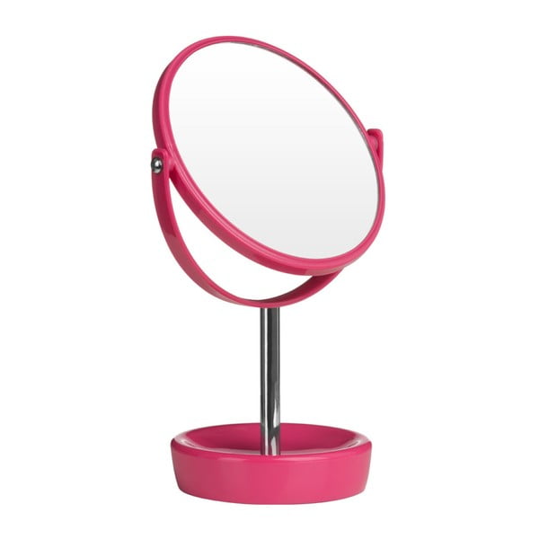 Růžové kosmetické zrcadlo Premier Housewares Magnify, 20 x 30 cm