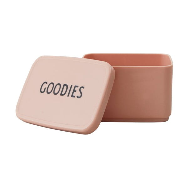 Розова кутия за закуски Goodies, 8,2 x 6,8 cm - Design Letters