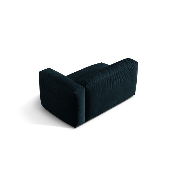 Тъмносин кадифен модул за диван (десен ъгъл) Martina – Micadoni -image-2