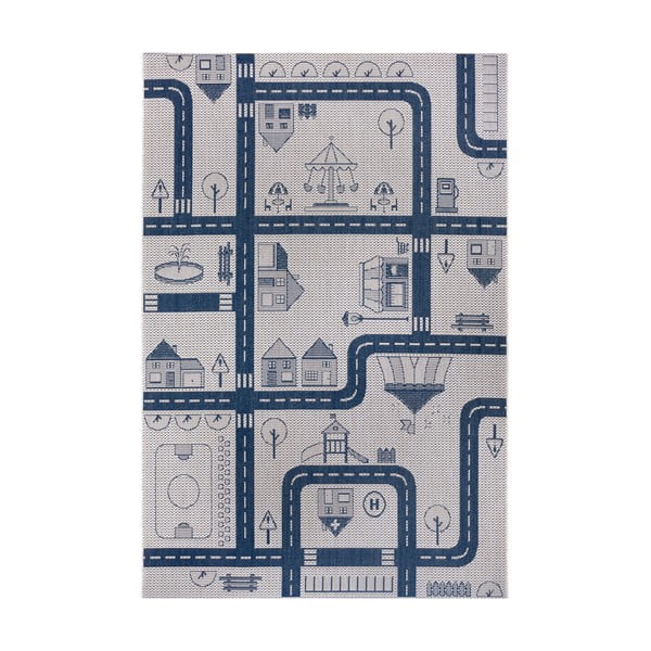 Син детски килим City, 160 x 230 cm - Ragami