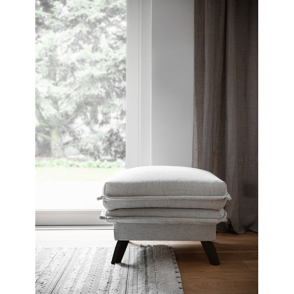 Светлобежова табуретка за крака Charming Charlie - Miuform-image-1