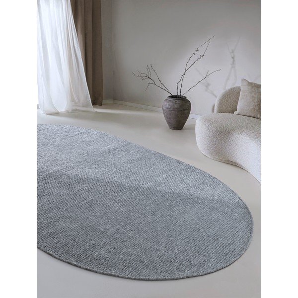 Сив ръчно изработен вълнен килим 160x230 cm Francois – Villeroy&Boch-image-1