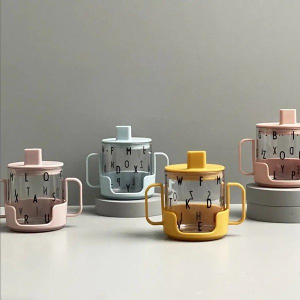 Зелена детска чаша Grow With Your Cup Grow with Your Cup - Design Letters-image-1