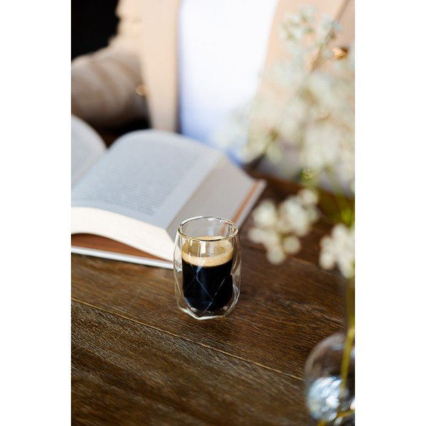 Чаши за еспресо с двойни дъна в комплект от 2 бр. 100 ml Geo – Vialli Design-image-4