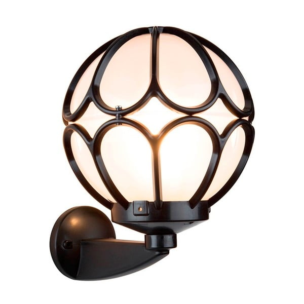Černé nástěnné venkovní svítidlo Homemania Decor Bees-image-2