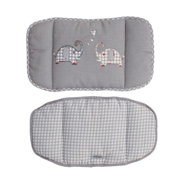 Сива подложка за детски стол за хранене Jumbo twins – Roba