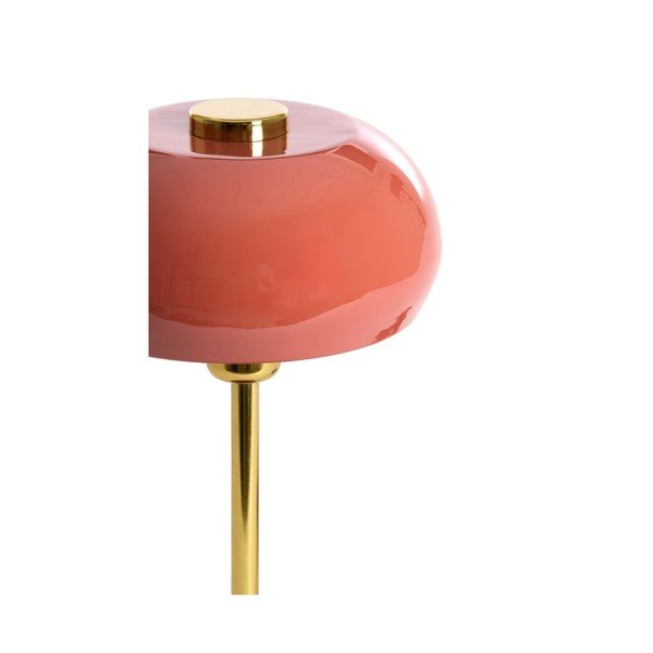 Настолна лампа в цвят сьомга с метален абажур (височина 34 cm) Surin – Light & Living-image-2