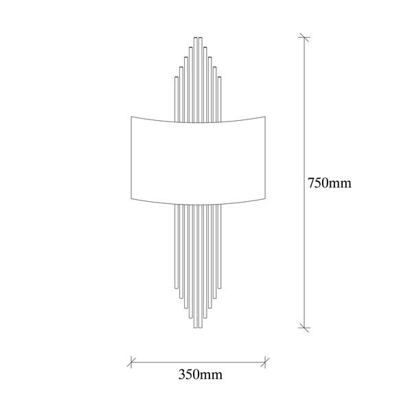 Черна стенна лампа Rayi – Opviq lights-image-4