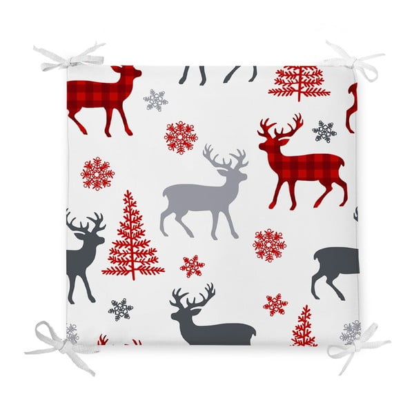 Коледна възглавница с памук Holly Night, 42 x 42 cm - Minimalist Cushion Covers