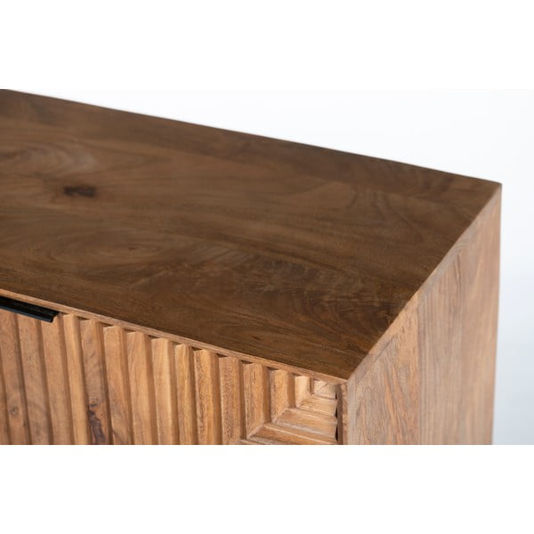 Маса за телевизор от масивно манго в естествен цвят 160x58x40 cm Nereida – MOME-image-1