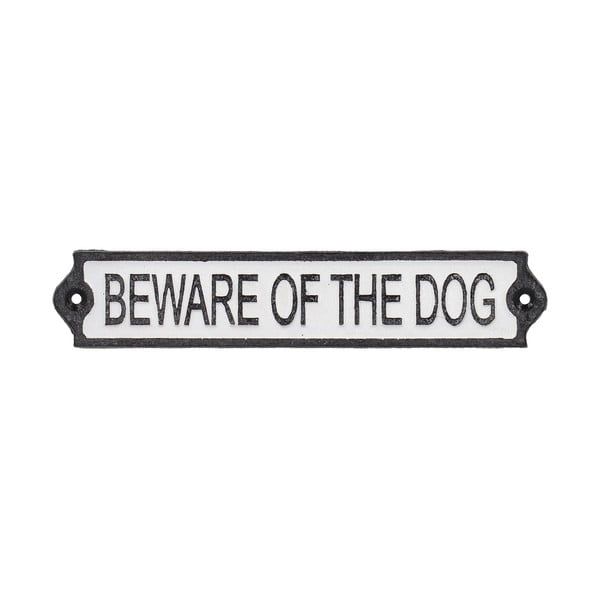 Знак от излято желязо 26x5 cm Beware of the Dog – Esschert Design