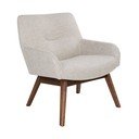 Пясъчнокафяв фотьойл от орехово дърво Лондон - House Nordic