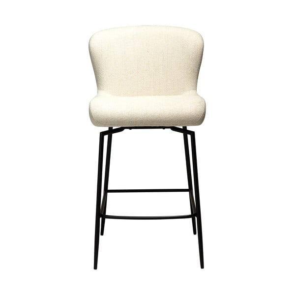 Кремав тапициран бар стол (височина на седалката 67,5 cm) Glam – DAN-FORM Denmark-image-2