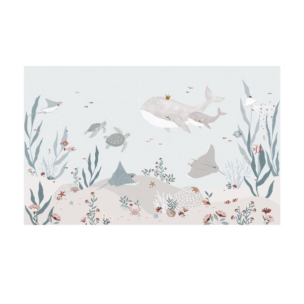 Детски тапет 400 cm x 248 cm Dreamy Seabed - Lilipinso