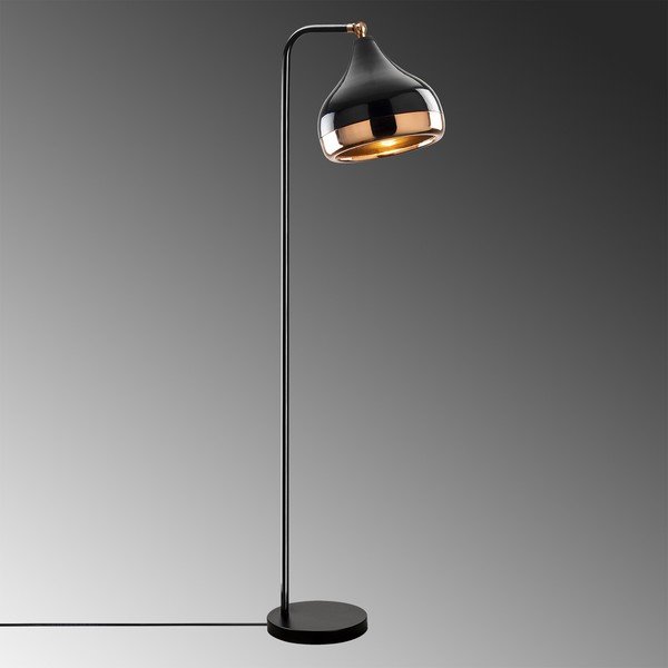 Подова лампа в черно-меден цвят Yildo - Opviq lights-image-1