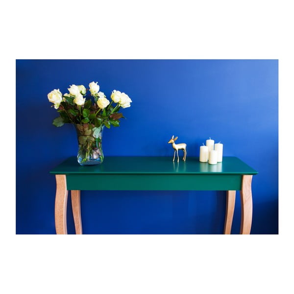 Светлосива конзолна масичка за кафе, дължина 105 cm - Ragaba-image-4