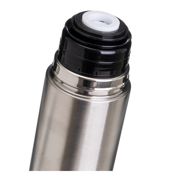 Термос в сребрист цвят 1 l – Casa Selección-image-2